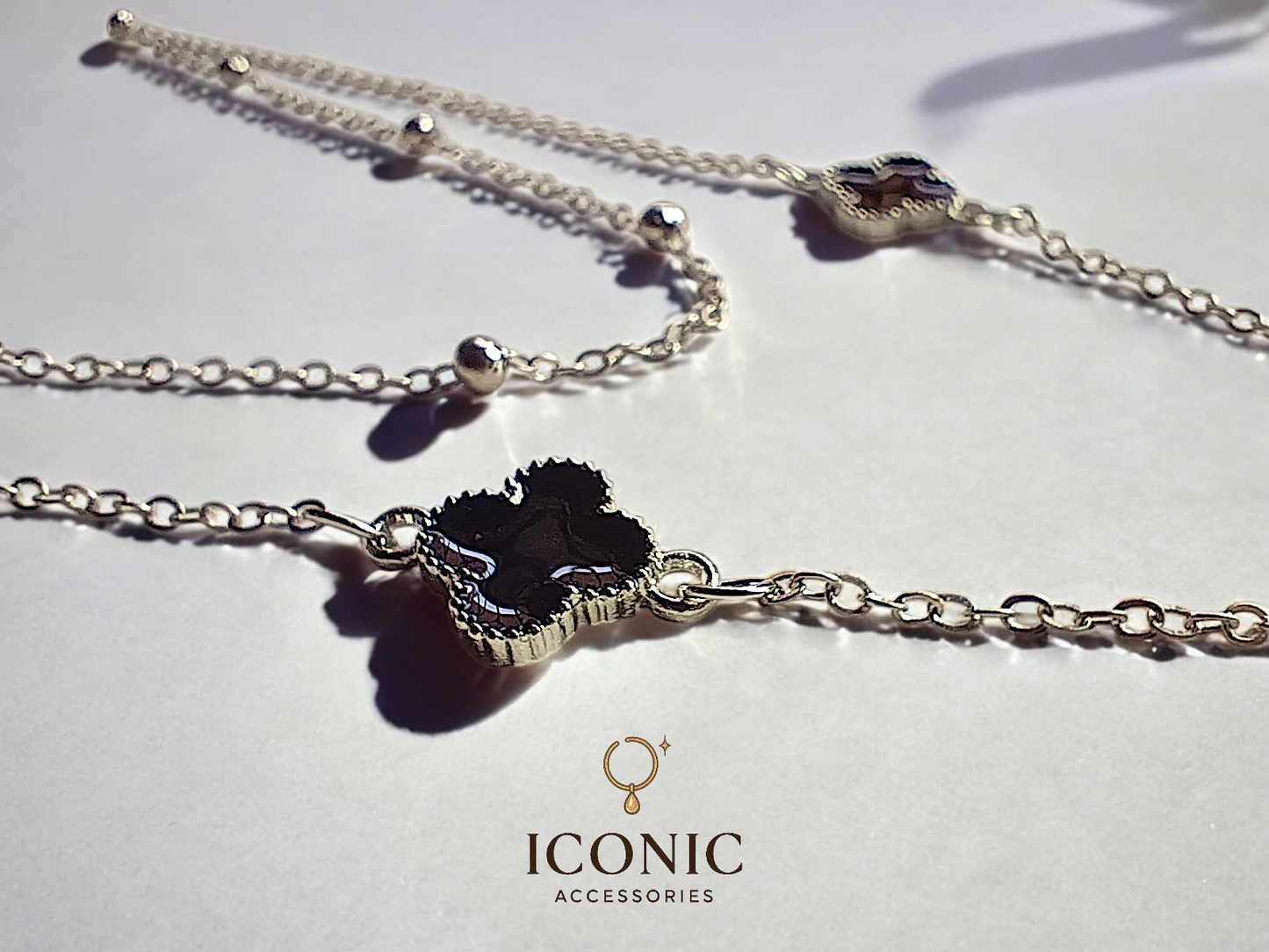 Clover Charm Layered Necklace